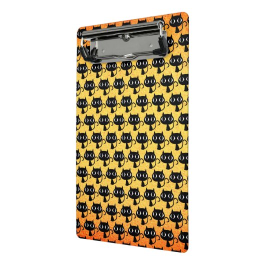 Mini Porte-bloc Motif de chatons noirs (Angle2)