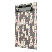 Mini Porte-bloc Motif de chats blancs et gris (Angle2)