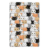 Mini Porte-bloc Motif de chats Kawaii (Dos)