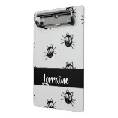 Mini Porte-bloc Motif de chats noirs (Angle2)