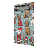 Mini Porte-bloc Motif de chien de Noël (Angle2)