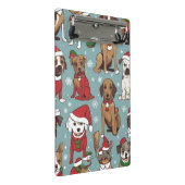 Mini Porte-bloc Motif de chien de Noël (Incliné)