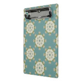 Mini Porte-bloc Motif de damassé avec les éléments abstraits (Angle2)