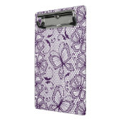 Mini Porte-bloc Motif de dentelle avec des papillons (Angle2)