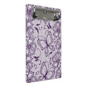 Mini Porte-bloc Motif de dentelle avec des papillons (Incliné)