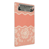 Mini Porte-bloc Motif de dentelle, cru 4 de fleur (Incliné)