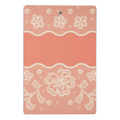 Mini Porte-bloc Motif de dentelle, cru 4 de fleur (Dos)