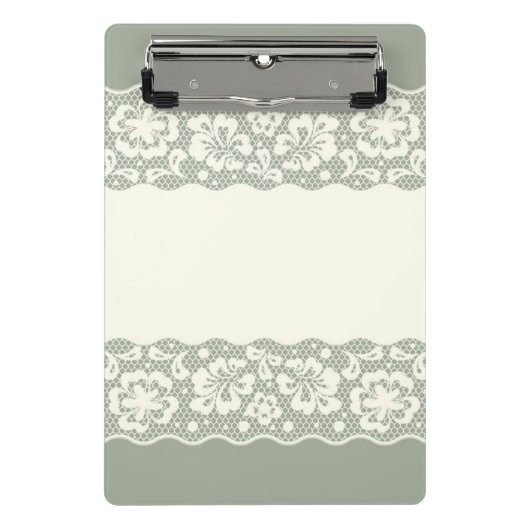 Mini Porte-bloc Motif de dentelle, cru 5 de fleur (Devant)