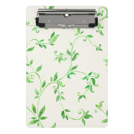 Mini Porte-bloc Motif de feuille d'aquarelle (Devant)