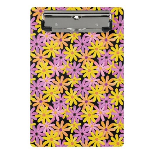 Mini Porte-bloc Motif de fleurs de Gerbera, arrière - plan (Devant)