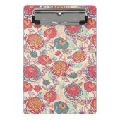 Mini Porte-bloc Motif de fleurs et de feuille de pivoine (Devant)