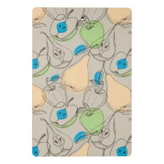 Mini Porte-bloc Motif de fruits (Dos)