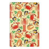 Mini Porte-bloc Motif de fruits de mer (Dos)