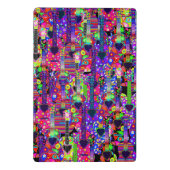 Mini Porte-bloc Motif de guitares hippie (Dos)