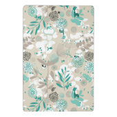 Mini Porte-bloc Motif de jardin (Dos)