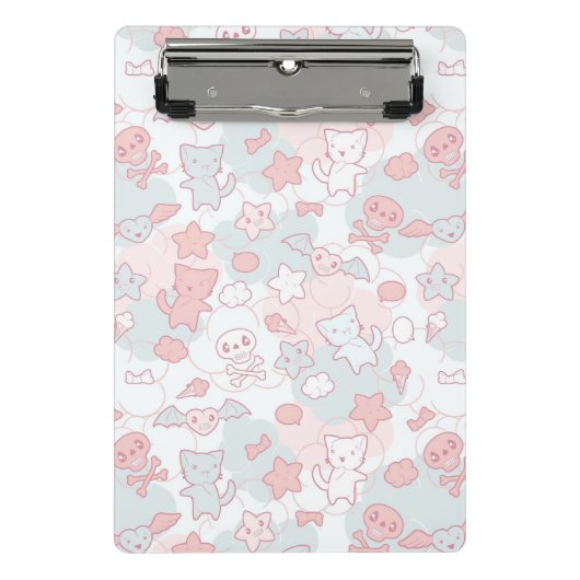 Mini Porte-bloc motif de kawaii avec le griffonnage (Devant)