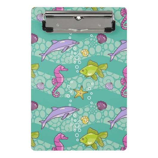 Mini Porte-bloc Motif de mer d'été (Devant)