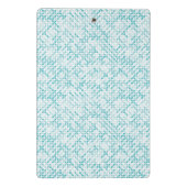 Mini Porte-bloc Motif de métaball bleu (Dos)