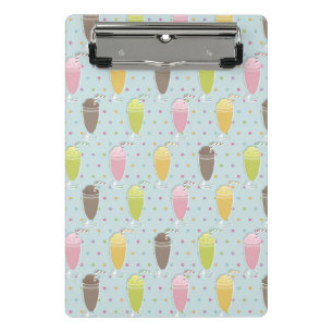 Mini Porte-bloc Motif de milkshake