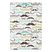 Mini Porte-bloc Motif de moustache, rétro style 2 (Dos)