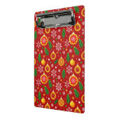 Mini Porte-bloc Motif de Noël rouge (Angle2)
