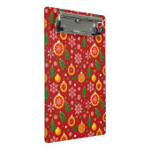 Mini Porte-bloc Motif de Noël rouge (Incliné)