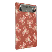 Mini Porte-bloc motif de patchwork d'ours (Incliné)