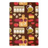 Mini Porte-bloc Motif de pizza (Dos)