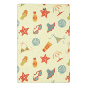 Mini Porte-bloc Motif de plage d'été (Dos)