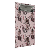 Mini Porte-bloc Motif de plume de paon (Incliné)