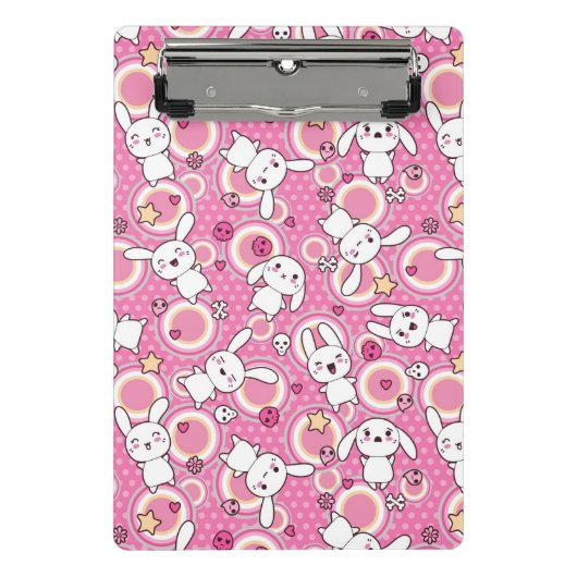 Mini Porte-bloc motif de rose de kawaii (Devant)