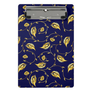 Mini Porte-bloc Motif de Sari de paon