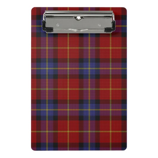 Mini Porte-bloc Motif de tartan (Devant)