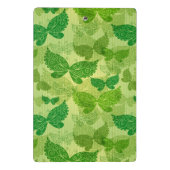 Mini Porte-bloc Motif de vert de ressort (Dos)