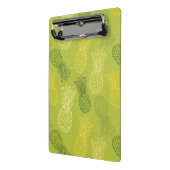 Mini Porte-bloc Motif d'ensemble d'ananas sur le vert (Angle2)