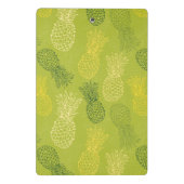 Mini Porte-bloc Motif d'ensemble d'ananas sur le vert (Dos)