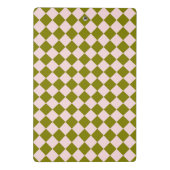 Mini Porte-bloc Motif diamant Pink Green Checker (Dos)