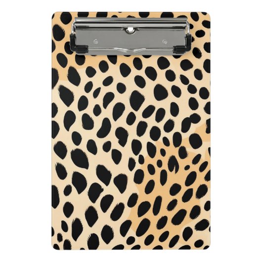 Mini Porte-bloc Motif d'impression Cheetah (Devant)