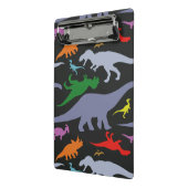 Mini Porte-bloc Motif Dinosaure coloré (foncé) (Angle2)