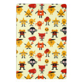 Mini Porte-bloc Motif drôle de monstres (Dos)