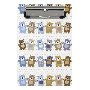 Mini Porte-bloc motif d'un ours de nounours de jouet
