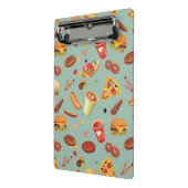 Mini Porte-bloc Motif élégant d'aliments de préparation rapide (Angle2)