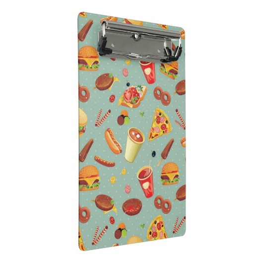 Mini Porte-bloc Motif élégant d'aliments de préparation rapide (Incliné)