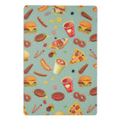 Mini Porte-bloc Motif élégant d'aliments de préparation rapide (Dos)