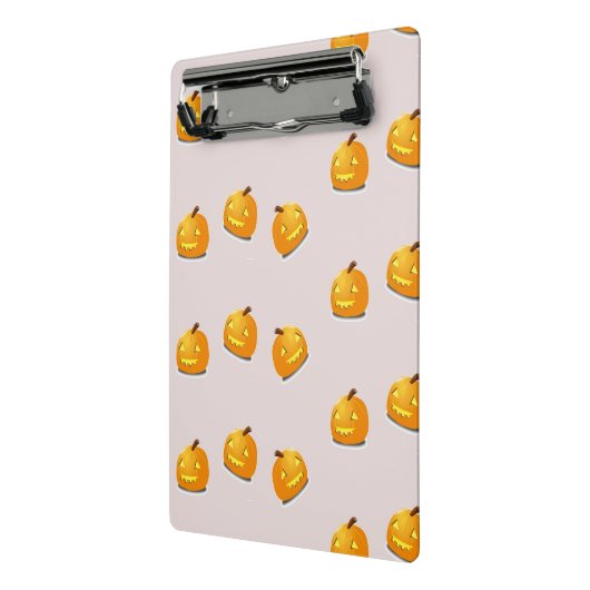 Mini Porte-bloc Motif en chef citrouille orange (Angle2)