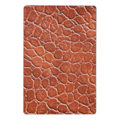 Mini Porte-bloc Motif en cuir (Dos)