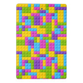 Mini Porte-bloc Motif en plastique de blocs de construction (Dos)