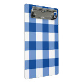 Mini Porte-bloc Motif en vichy bleu (Incliné)