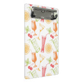 Mini Porte-bloc Motif esquissé de cocktail (Incliné)