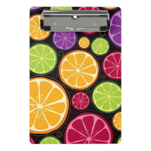 Mini Porte-bloc Motif et arrière - plan oranges